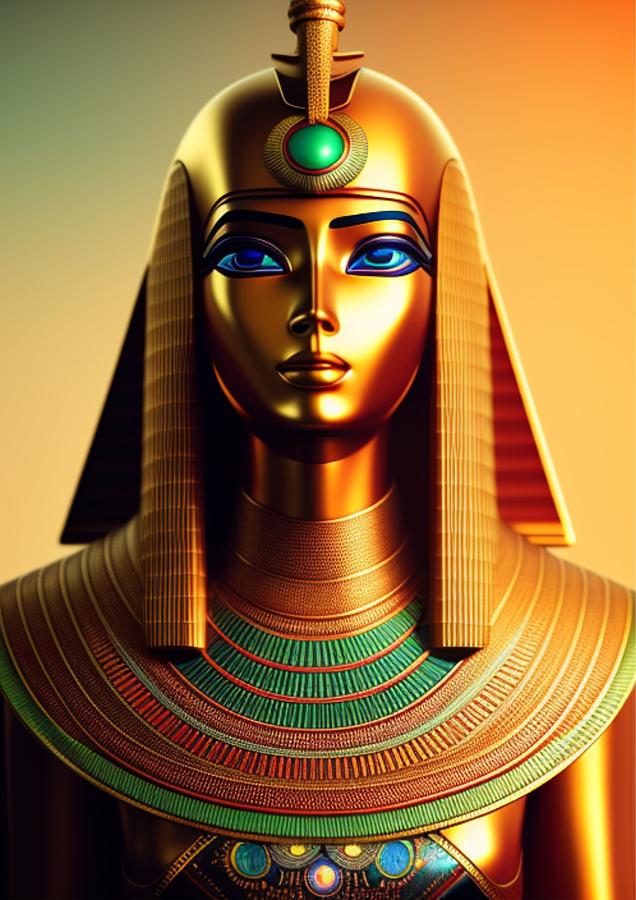 Egyptian Goddess Digital Art by Stephany Mika - Pixels