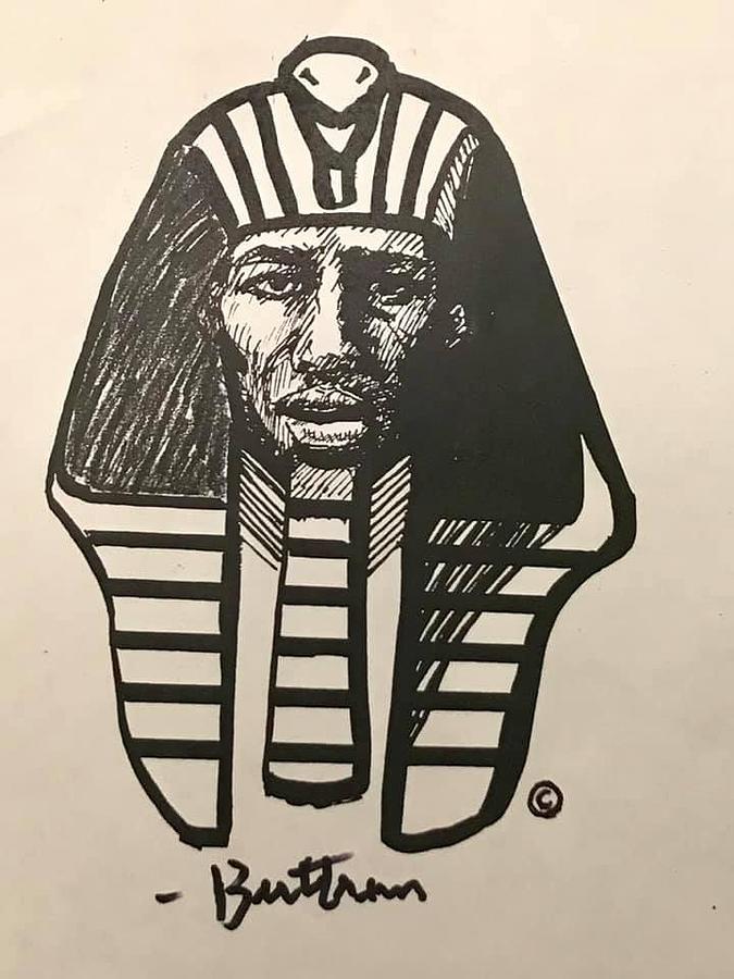 The Great Egyptian King  Drawing by David Buttram