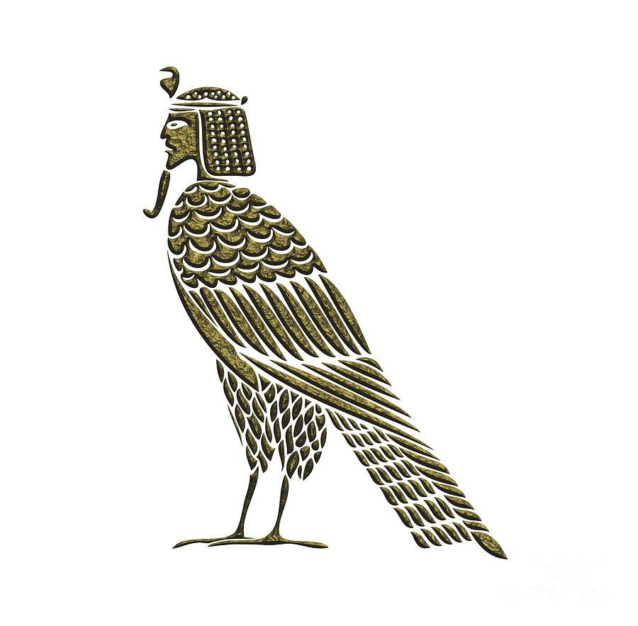 Egyptian Mythical Creature - Bird Of Souls Digital Art