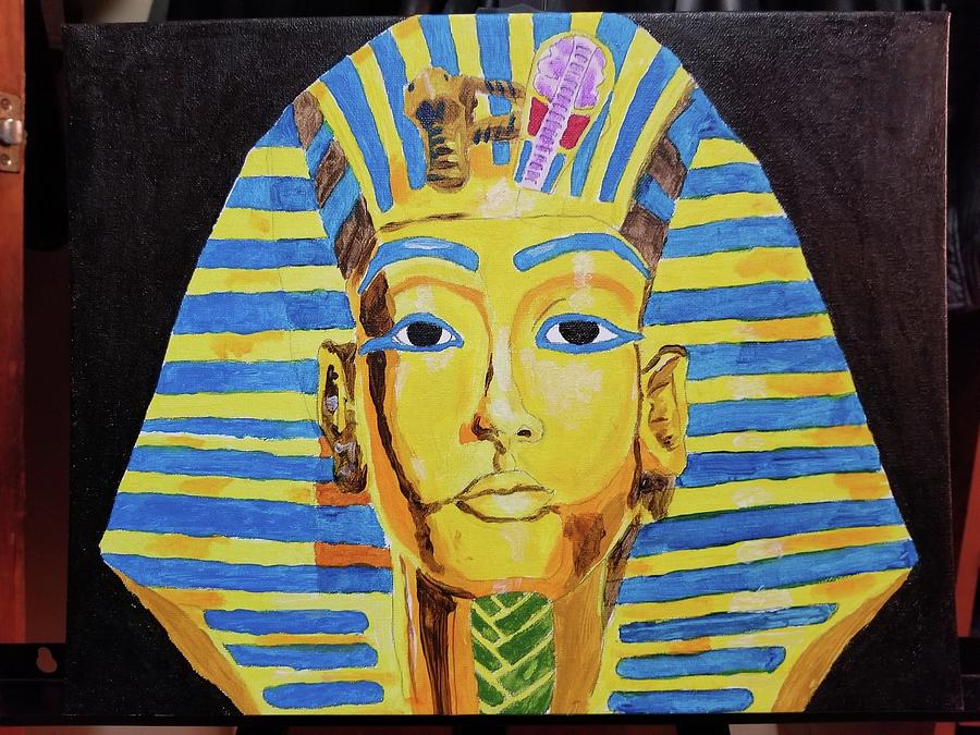 Egyptian Pharoah Painting by Shawn Newton