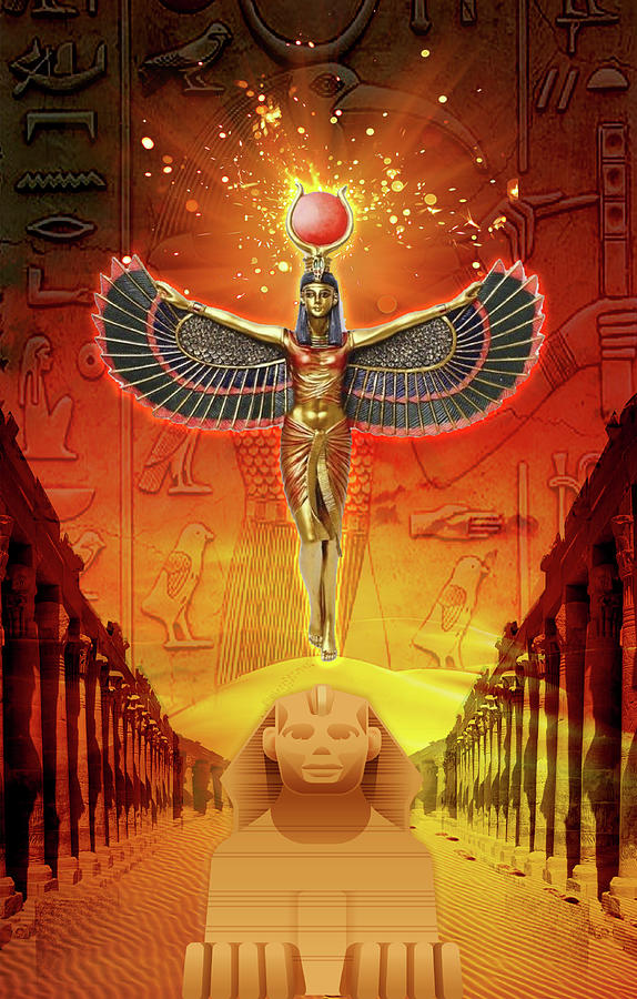 Egyptian Queen Digital Art by Greg Sharpe