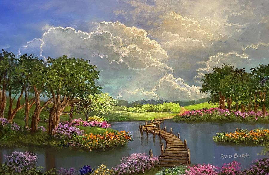 Ehtereal Promenade Painting by Rand Burns
