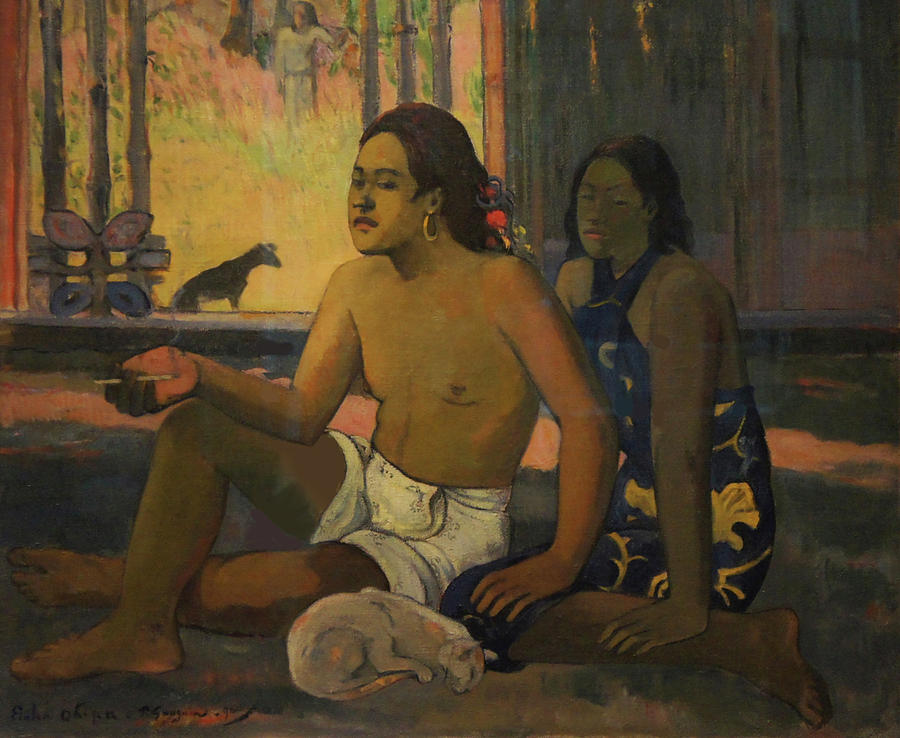 Eiaha Ohipa Do Not Work Painting by Paul Gauguin