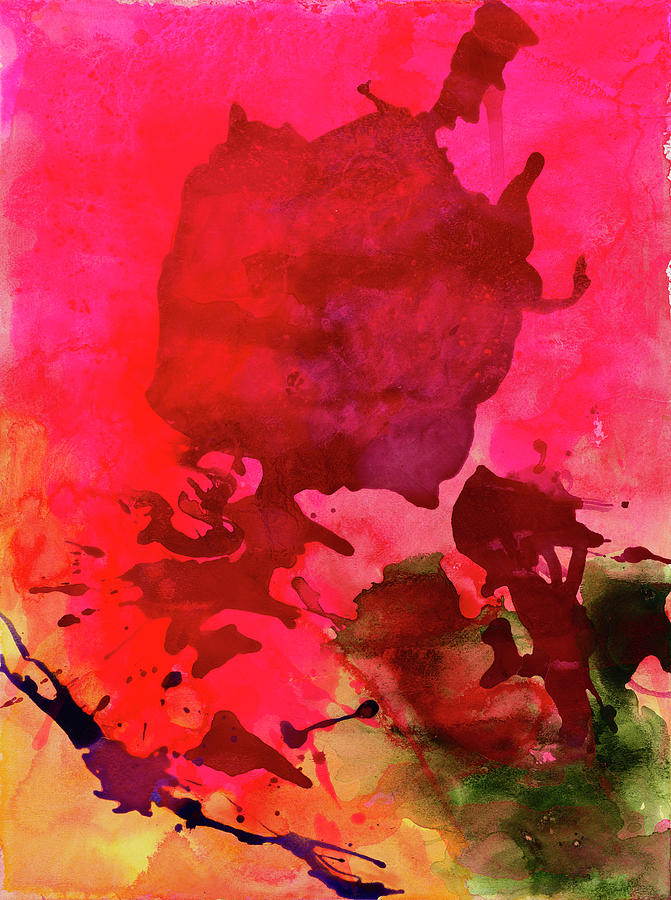 Pink Painting - Eidolon of Her Sex by Yvonne Jongeling