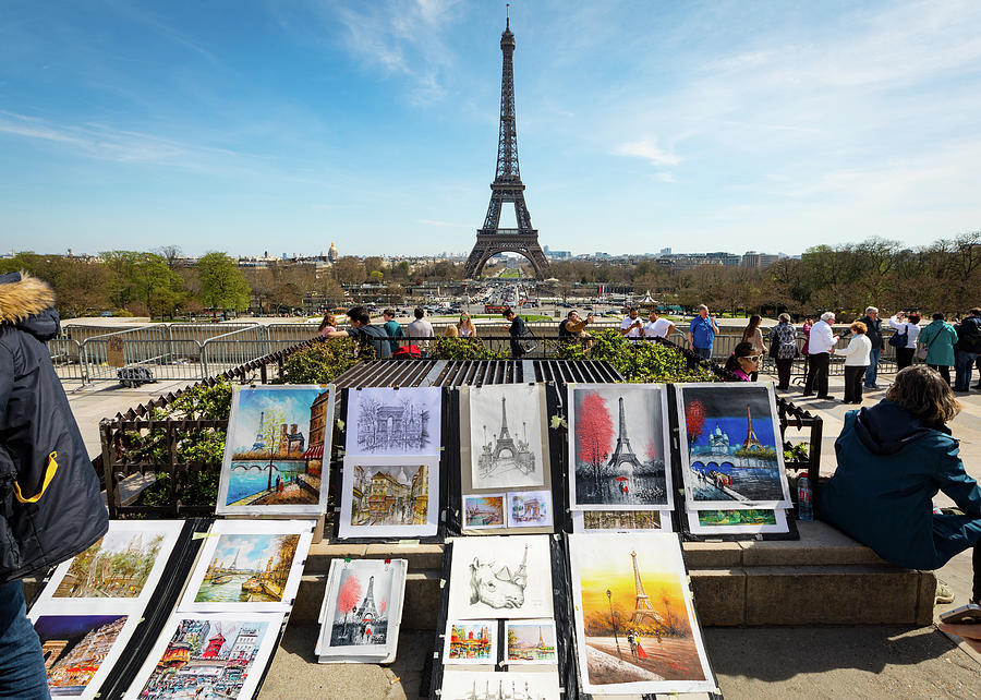 Eiffel Art  Photograph by Tim Fitzwater