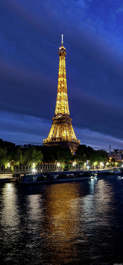 Eiffel Tower at Dusk Photograph by Weston Westmoreland