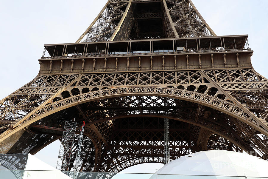 Eiffel Tower Close-up Photograph by Steven Spak