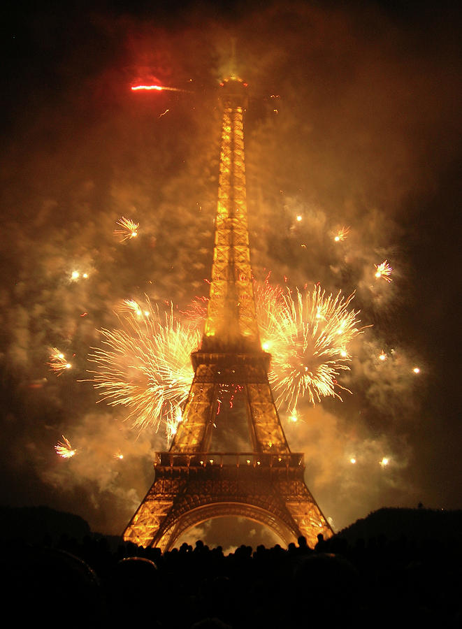 Eiffel Tower Fireworks, Paris Power Photograph by Caritas Creation Eiffel Tower Fireworks, Paris Power Photograph by Caritas Creation