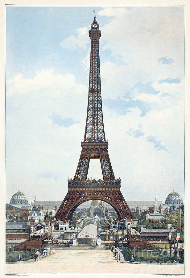 Eiffel Tower Photograph by Granger
