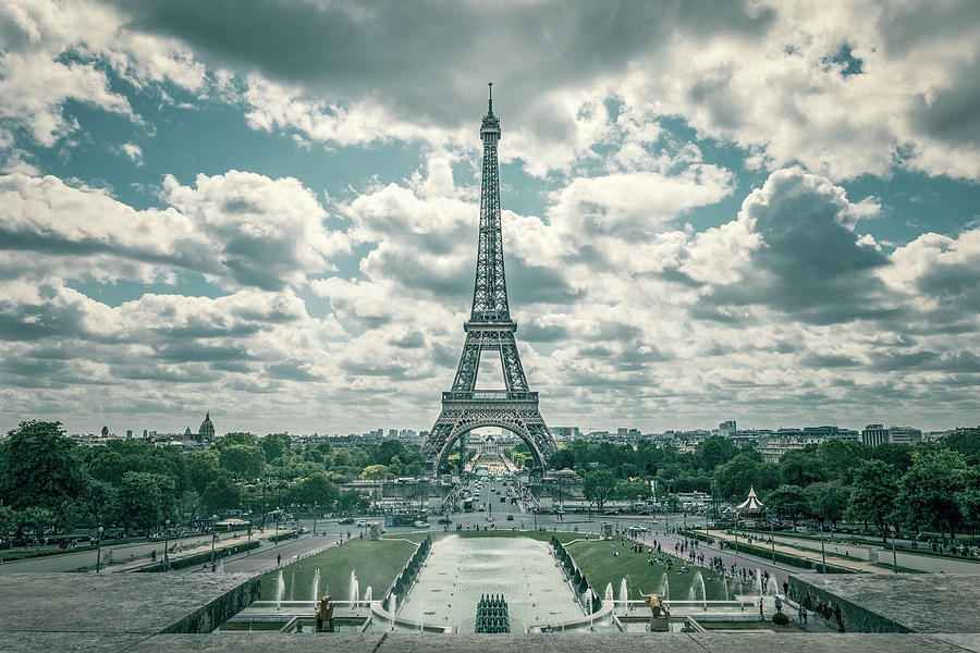 Eiffel Tower in Paris Photograph by Benoit Bruchez