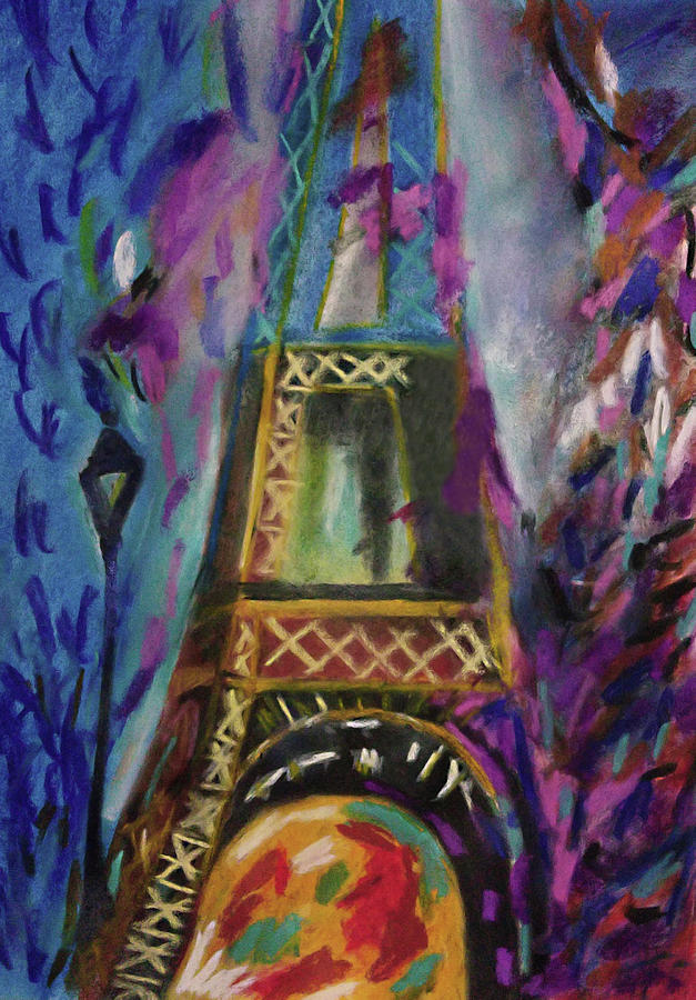 Eiffel Tower Pastel by Kreatvt Studios - Fine Art America