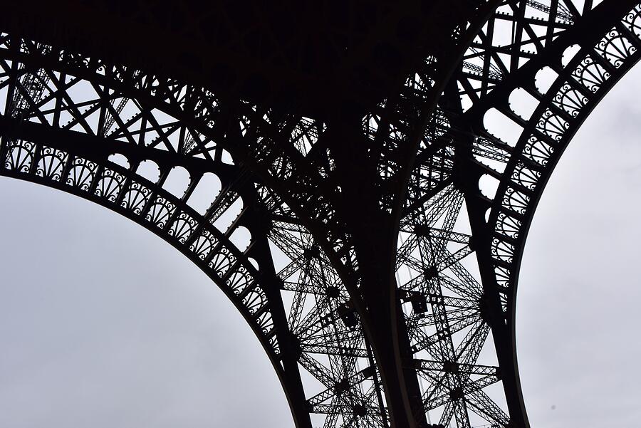 Eiffel Tower Leg Detail  Photograph by Neil R Finlay