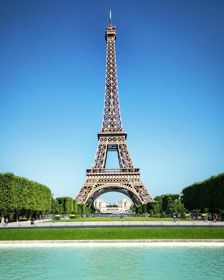 Eiffel Tower on a Sunny Day Photograph by Janis Knight