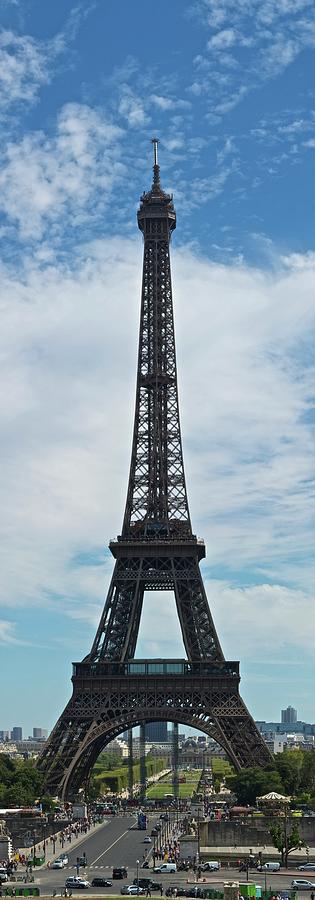 Eiffel Tower Panorama Photograph by Sean Hannon