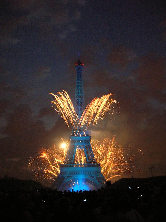 Eiffel Tower, Paris Blue Photograph by Caritas Creation Eiffel Tower, Paris Blue Photograph by Caritas Creation
