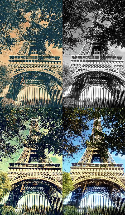 Eiffel Tower - Paris for all seasons Photograph by Leonida Arte