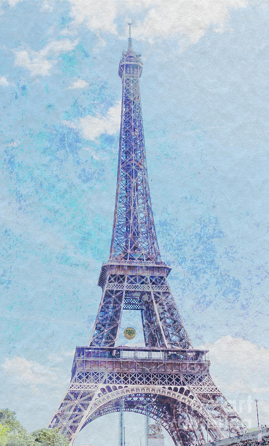 Eiffel Tower, Paris, France 4 Photograph by Elaine Teague