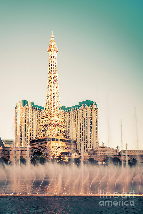 Eiffel Tower Paris Las Vegas Photograph