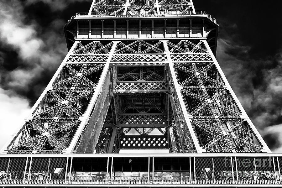 Eiffel Tower Section in Paris Photograph by John Rizzuto