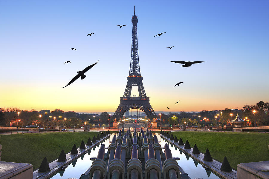 Eiffel Tower Photograph by Seng Chye Teo