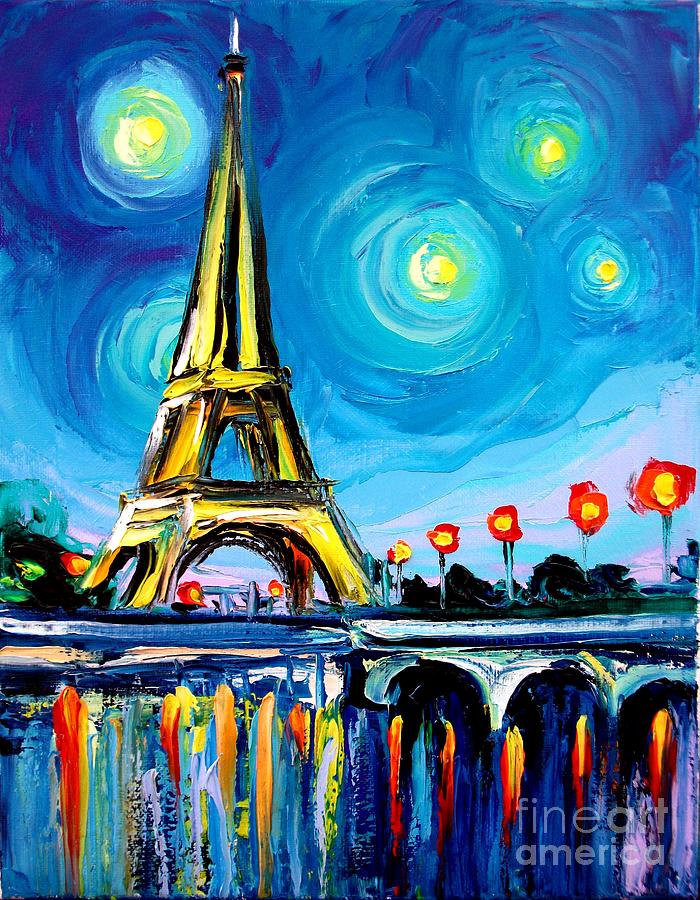 Eiffel VII Painting by Aja Trier