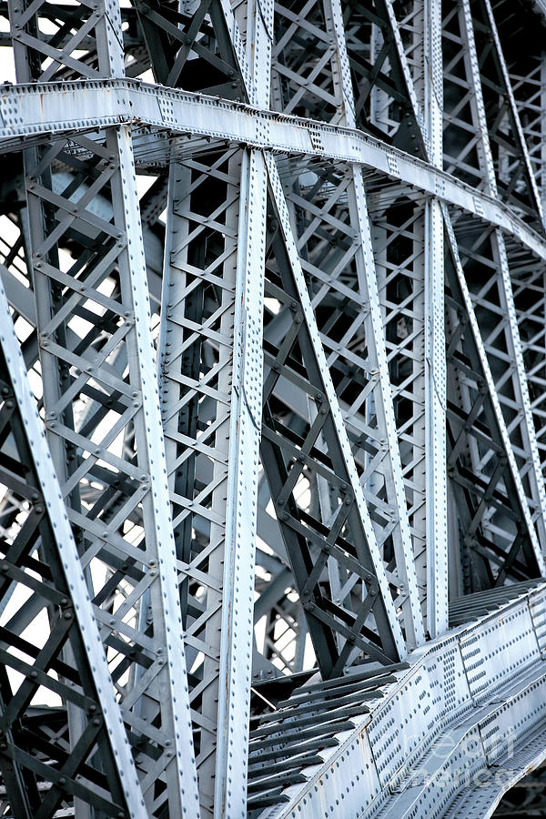 Eiffels Bridge in Porto Photograph by John Rizzuto