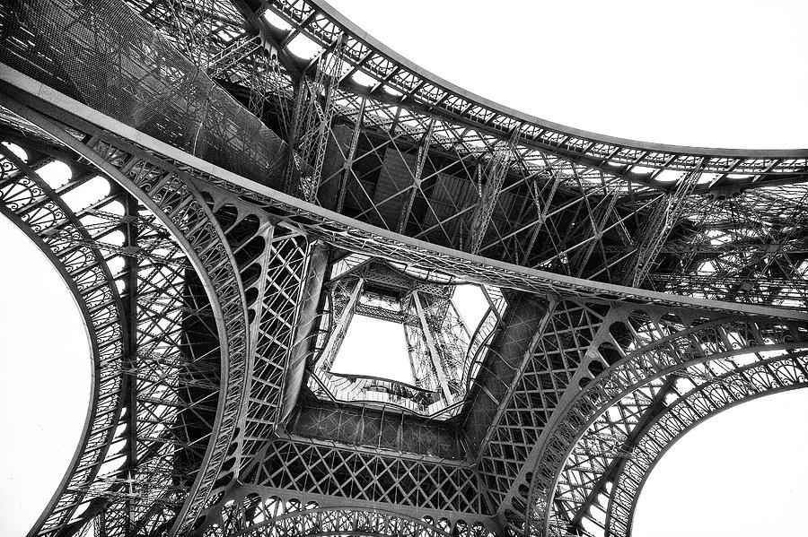 Eiffeltower Monochrome Cliche Photograph by Eugene Nikiforov