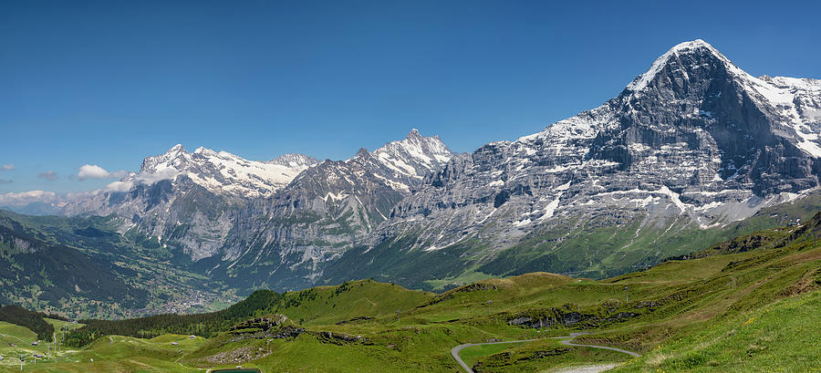 Eiger Schreckhorn and Wetterhorn Photograph by Graham Moore - Fine Art ...