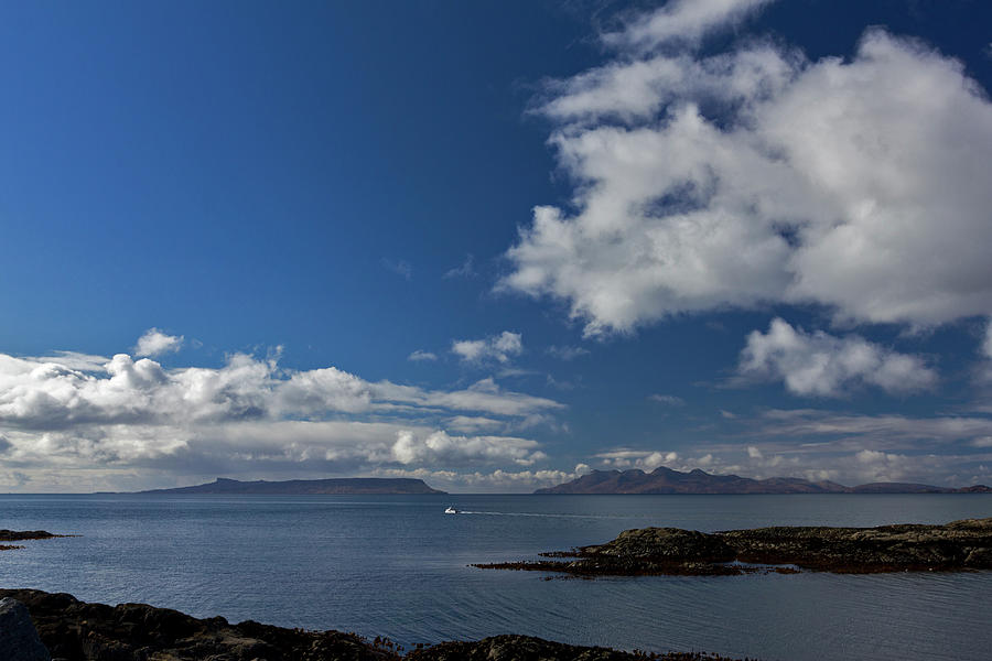 Eigg and Rum from Mallaig Photograph by Derek Beattie | Fine Art America