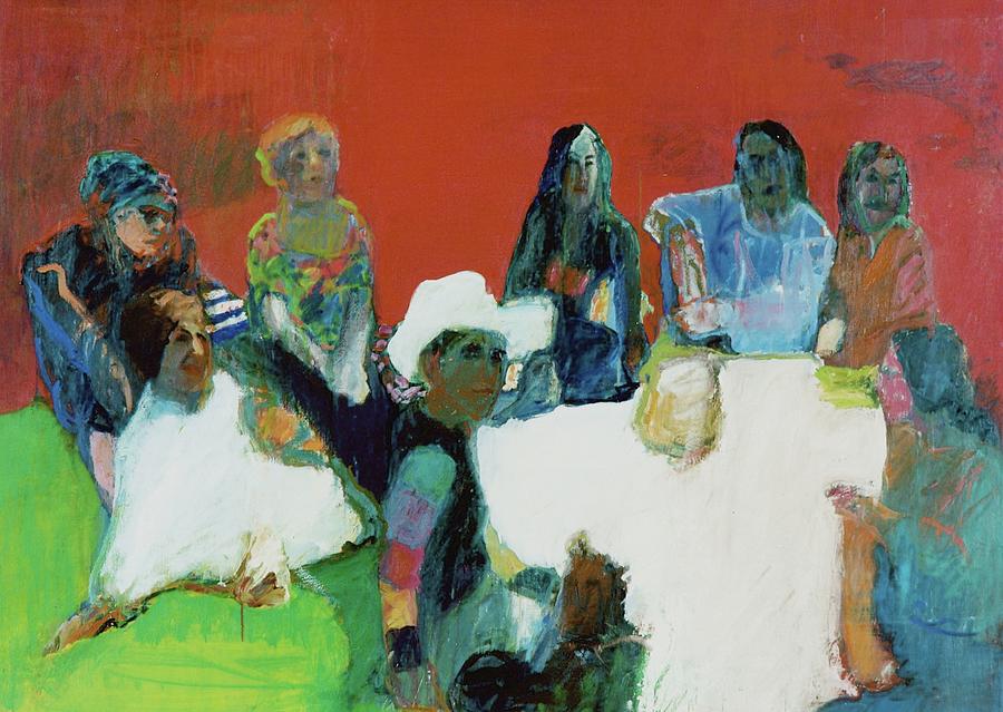 Women Artists Painting - Eight Women Artists by Galya Tarmu