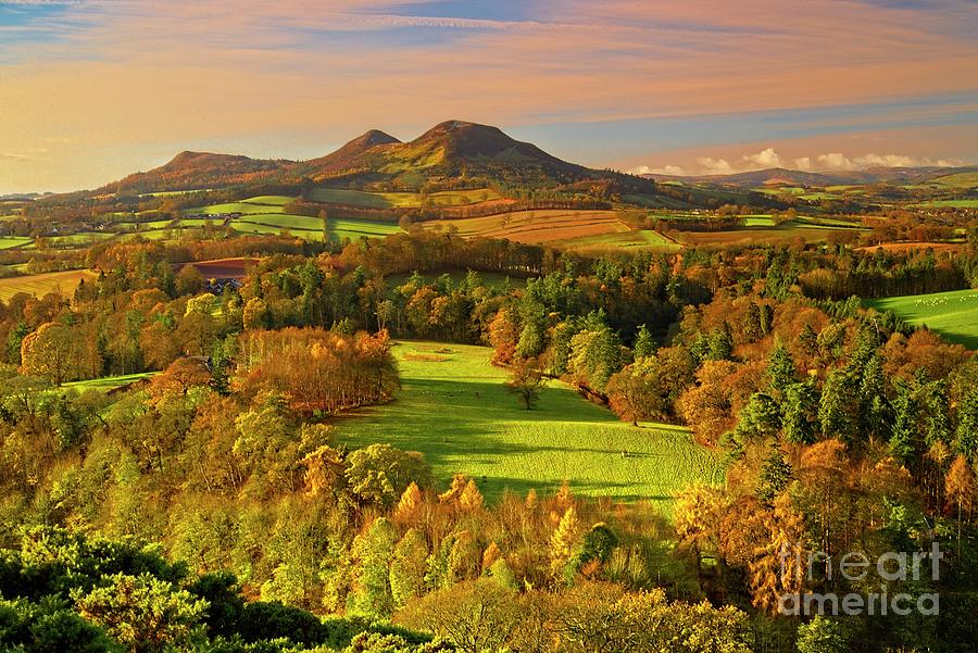 Eildon Hills from Scotts View, Scottish Borders Photograph by Martyn Arnold