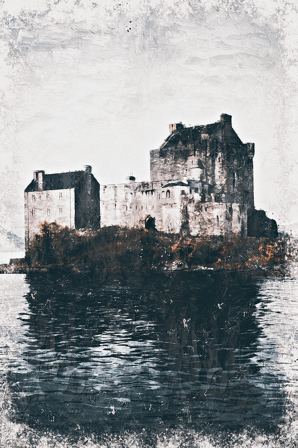 Eilean Donan Castle - 15 Painting by AM FineArtPrints