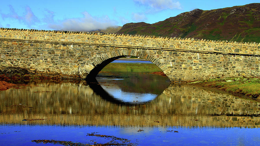 Eilean Donan Castle Bridge Photograph by Gene Taylor