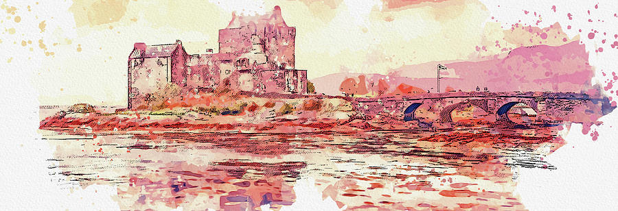 .eilean Donan Castle, Dornie, Scotland Painting