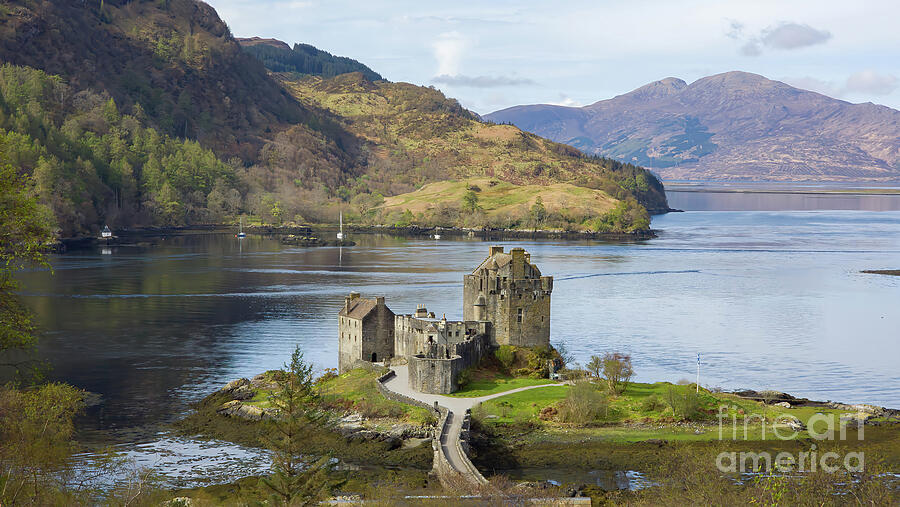 Eilean Donan Castle from a Distance - Dornie, Highland Scotland Photograph by Jeff Saunders Eilean Donan Castle from a Distance - Dornie, Highland Scotland Photograph by Jeff Saunders