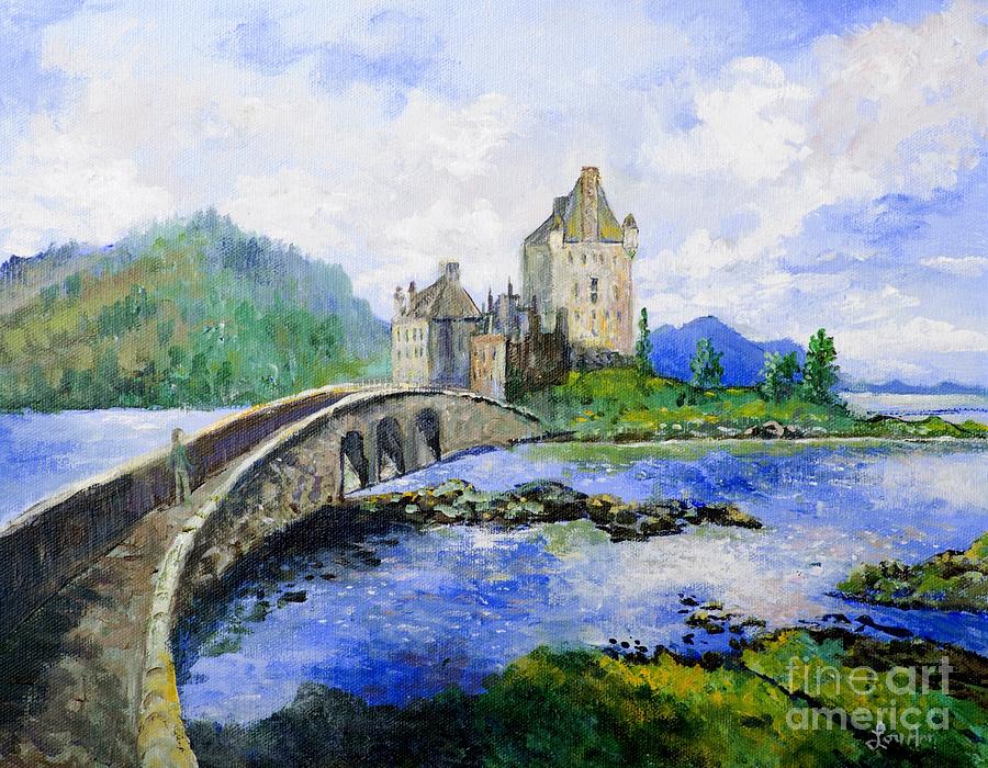 Eilean Donan Castle Painting by Lou Ann Bagnall