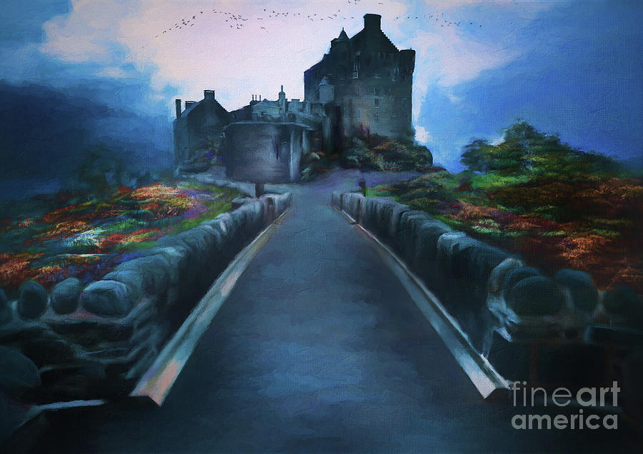 Eilean Donan Castle, Scotland Digital Art by Andrzej Szczerski