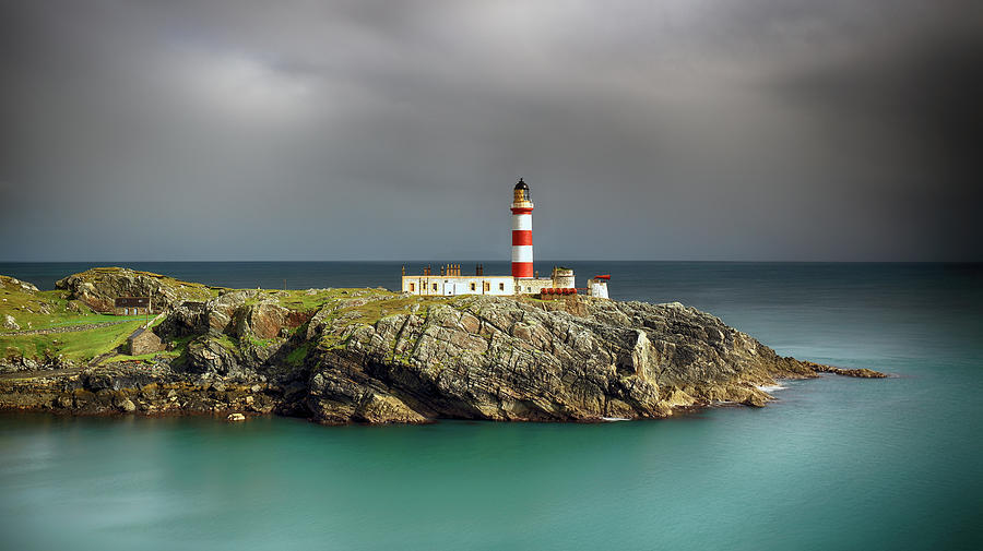 Scottish Lighthouse Photograph - Eilean Glas Lighthouse by Grant Glendinning