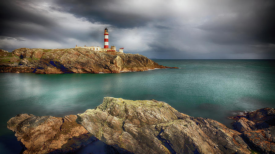 Eilean Glas Lighthouse, Western Isles. Photograph