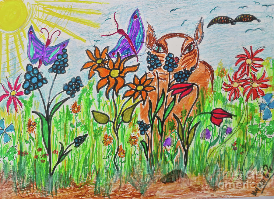 Ein Warmer Fruehlingstag - A Warm Spring Day Mixed Media by Mimulux Patricia No