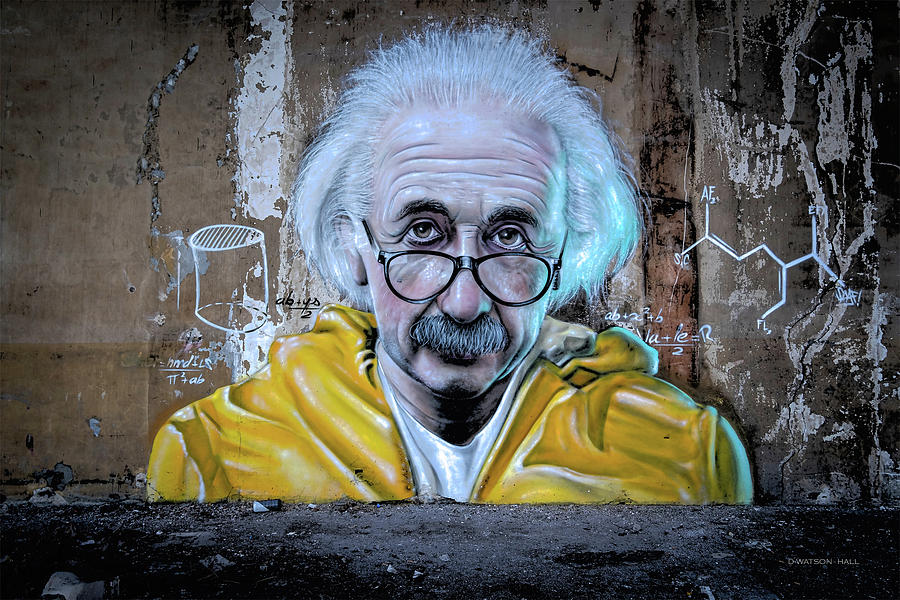 Einstein Graffiti Digital Art