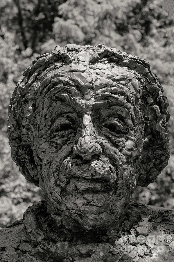 Einstein Statue 3 Photograph by Bob Phillips