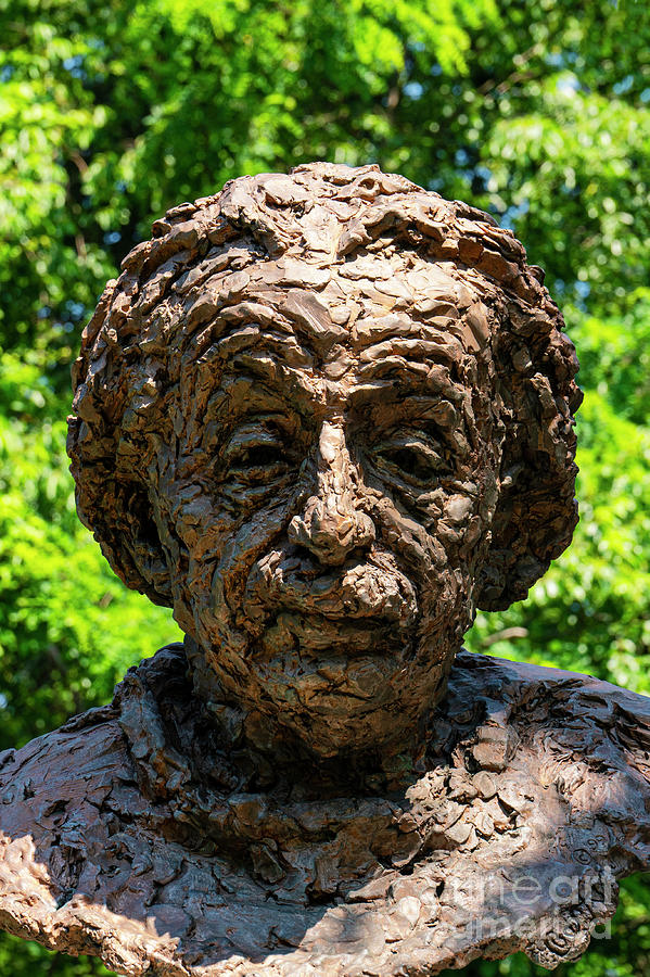 Einstein Statue Photograph by Bob Phillips