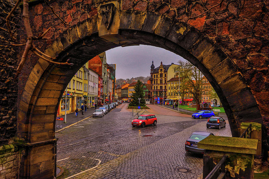 Eisenach Germany Street Scene 006 Photograph by James C Richardson