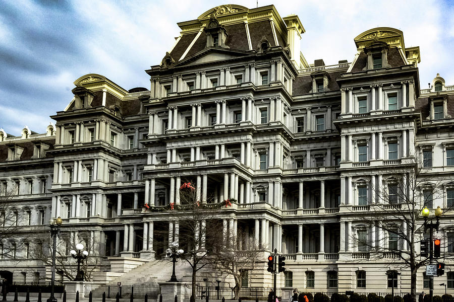 Eisenhower Building Photograph by Addison Likins