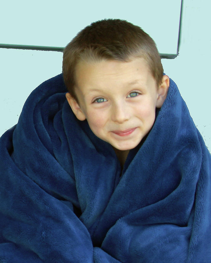 Ekon and His Blanky Photograph by John Lautermilch