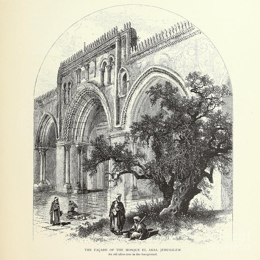 El Aksa Mosque, Jerusalem Drawing