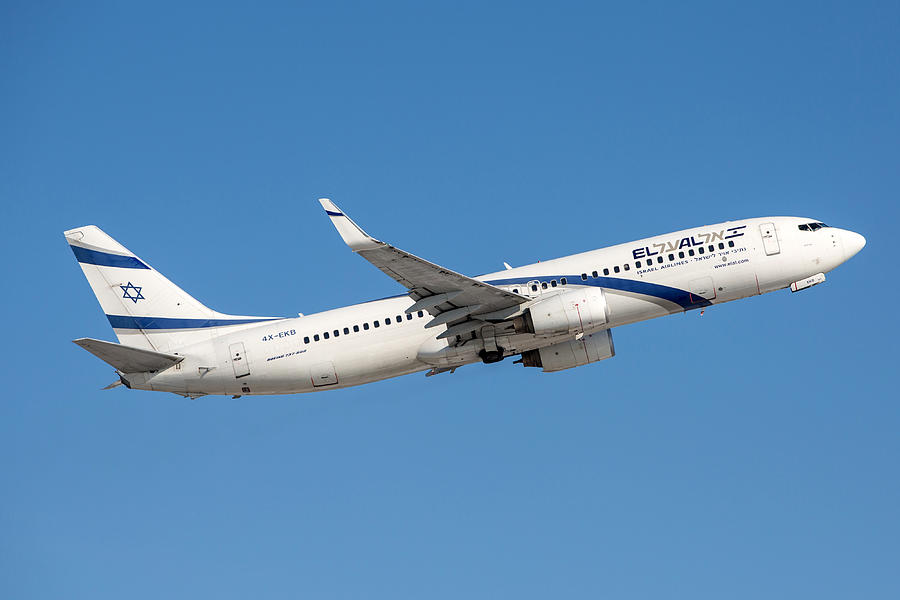 El Al Israel Airlines Boeing 737 Photograph by Jetlinerimages