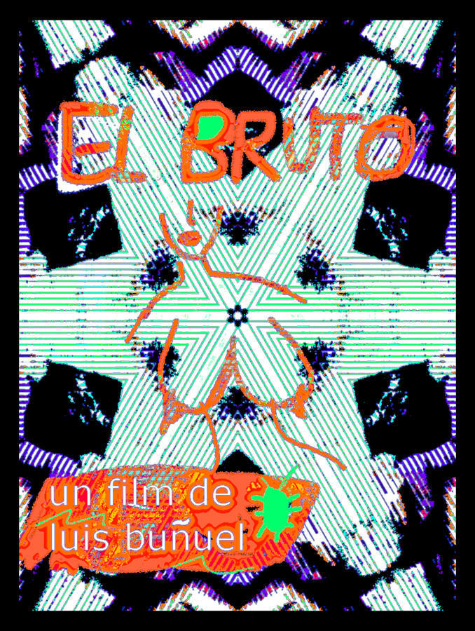 El Bruto 1953 Bunuel Poster  Drawing by Paul Sutcliffe