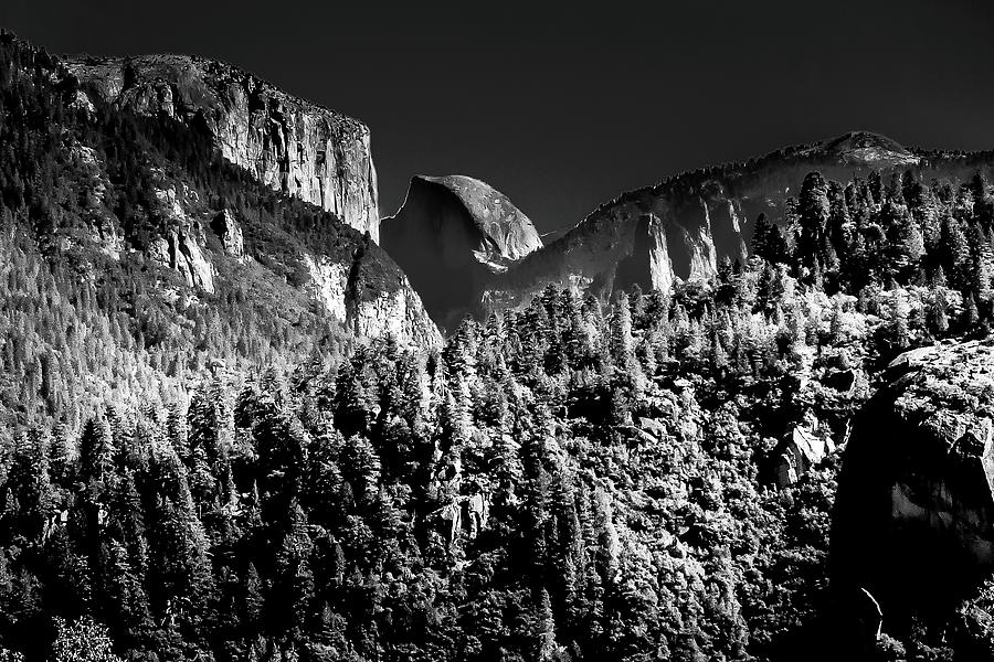 El Capitan And Half Dome Photograph
